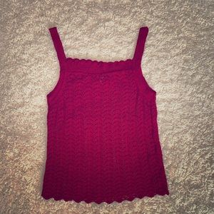 90’s Crochet tank top